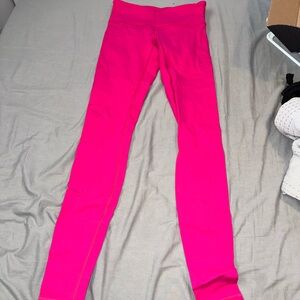 lululemon athletica Kids Hot Pink Leggings